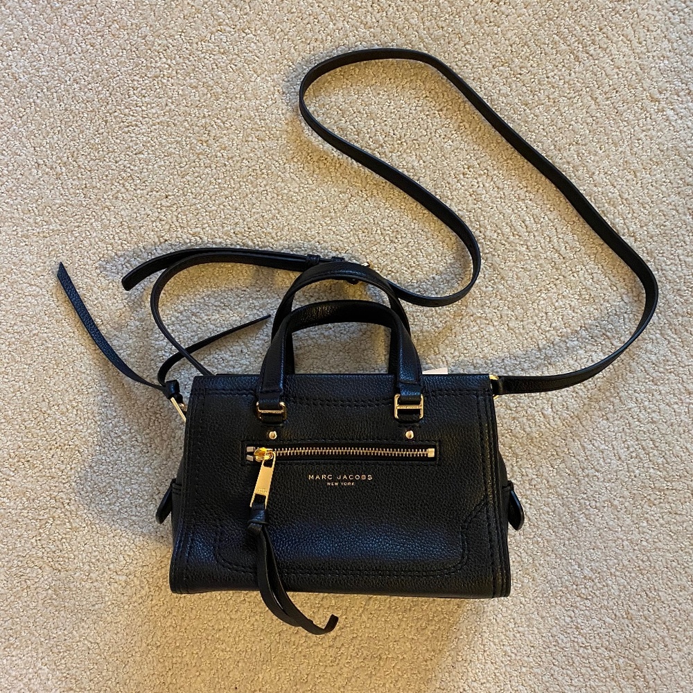 Marc Jacobs Mini Cruiser Pebbled Leather Crossbody